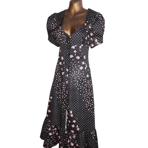 NWT For Love & Lemons Sz S CAMELLIA Midi Maxi Floral Paisley Dress - Picture 5 of 15